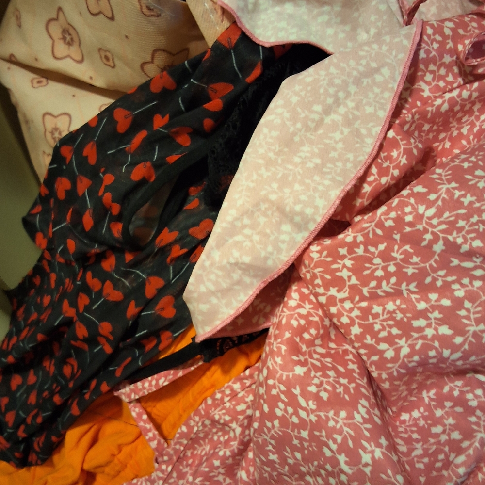 Floral and Heart Patterned Dresses